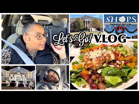 VLOG: Back For College Exams + Longhorn's Grilled Chicken & Strawberry Salad + Christmas Shopping