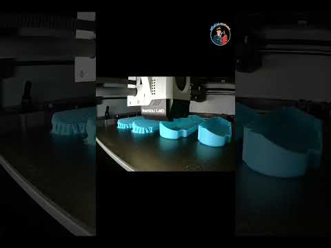 Bambu Lab 3D Printed Blue Dessicant Tray Timelapse Video #bambulab #timelapse