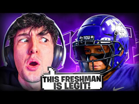 This Freshman QB is going to save TCU season (online livestream Dynasty part 2)