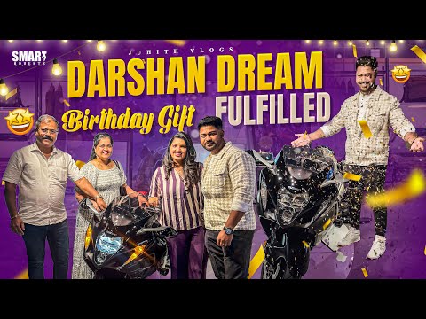 Darshan’s Dream Came True😍|Finally got his Dream *Hayabusa*Bike|25Lakhs Bike for Birthday🎁|Vlog|