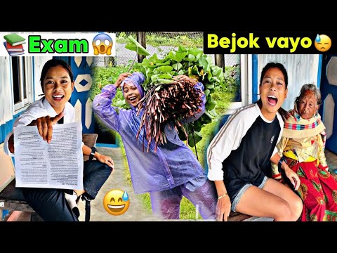 KASTO VAYO TW EXAM???🤔//NONSTOP PANI LE YATI SAMMA VAYO😱//bebo_vlog🌍❤️🥀