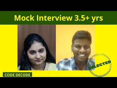 Mock Interview for 3.5+ years of Canditate | Java Spring boot Microservices Docker k8s | Code Decode