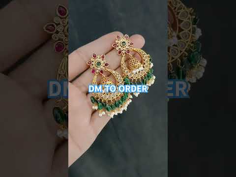 Ballchainpendent set with ear rings#shorts #youtubeshorts #wholesalers #viralvideo