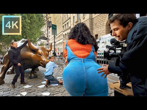 Wall Street Tour, New York City — Walking Tour Downtown NYC【4K】🇺🇸