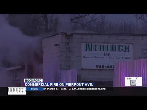 Multiple Stateline fire departments respond to commercial fire at Neblock, Inc. in Rockford