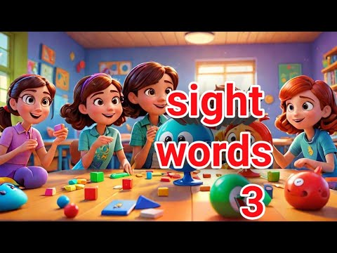 New Sight Words For Kids 3 | High Frequency Words | Kindergarten Learning video #sightwords #kids