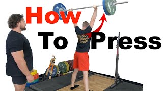 The ULTIMATE Overhead Press Tutorial (feat. 2019 World's Strongest Man Martins Licis)