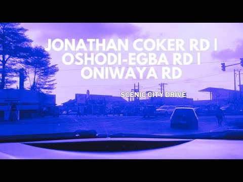 Cloudy Evening Lagos Car Drive | Jonathan Coker Rd | Oshodi-Egba Rd | Oniwaya Rd | Road View