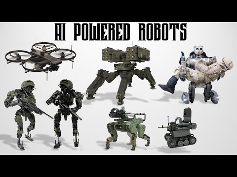 The 9 AI Powered Robots used in Military