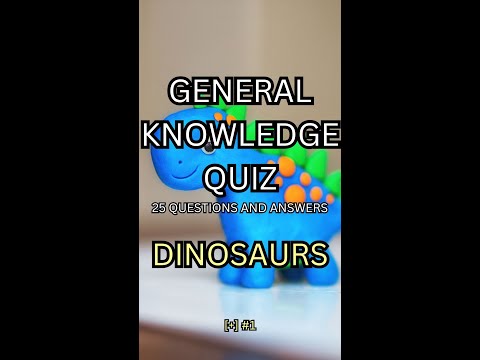 Dinosaurs #1 Epic Quiz: Are You Prepared to Embrace Failure and Test Your General Trivia Knowledge?