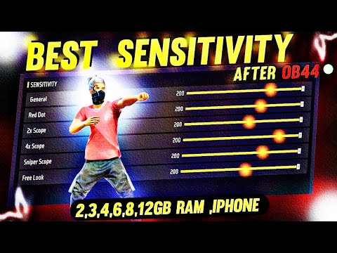 OB 44 AFTER UPDATE NEW SENSITIVITY SETTING IN FREE FIRE | AUTO HEADSHOT SETTING FREE FIRE