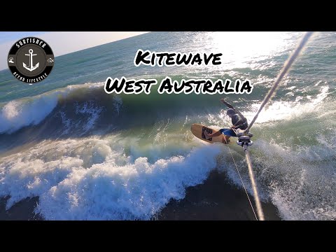 Kitewave strapless (West Australia ) kitesurfing