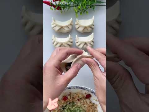 🥟快速包饺子方法#美食教程 #美食 #cookies #饺子 #面食