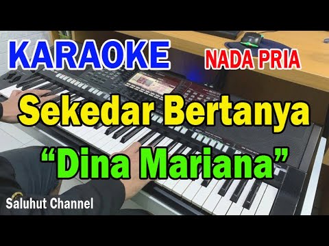 SEKEDAR BERTANYA ll KARAOKE HD ll DINA MARIANA ll HASRAT HATI ll NADA PRIA B=DO