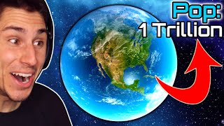 I Added 1 TRILLION People To Earth! | Solar Smash