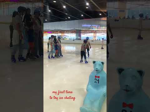 My First Time to Try Iceskating #lilbosh #sef #iceskating #8yearsold