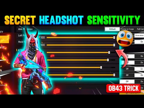 Free Fire Best Headshot Settings | Best Secret Headshot Sensitivity | Free Fire Setting | VOK Gaming