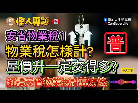 慳人专题 [普] - 安省物业税 1 - 加拿大安省物业税怎么计算？房价升一定要交更多吗？解释安省物业税计算方法！