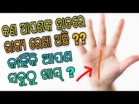 Luck Line/Bhagya Rekha/Dhan Rekha/Money Line On M Hand Sign on Palm | Astrology in ODIA | wow google