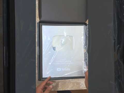 Unboxing silver play button of Advaitam E Learning #YouTubeCreatorAwards #shorts #shout #ytshorts