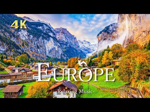 【4K】ヨーロッパの絶景｜ピアノのリラックス音楽と美しい大自然の景色｜Europe 8時間