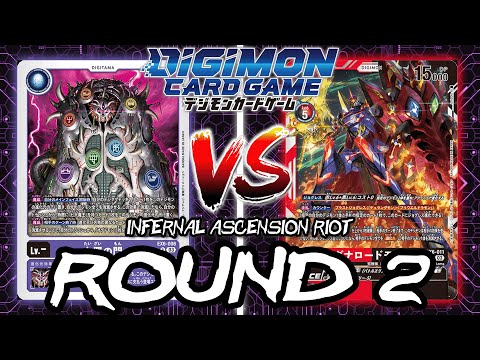 Seven Great Demon Lords VS RagnaLordmon!! | Digimon Card Game: EX6 Infernal Ascension Riot (ROUND 2)