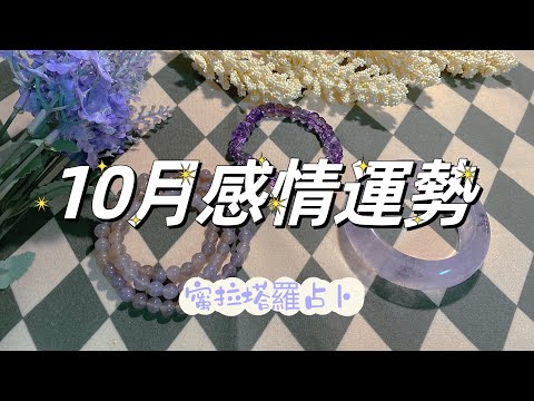 選個紫色幸運小物！10月感情運勢【蜜拉塔羅占卜🔮】