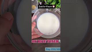 Face brightening rice toner