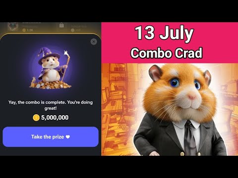 13 july daily combo card on hamster kombat | hamster kombat daily combo card | fazale rabbi