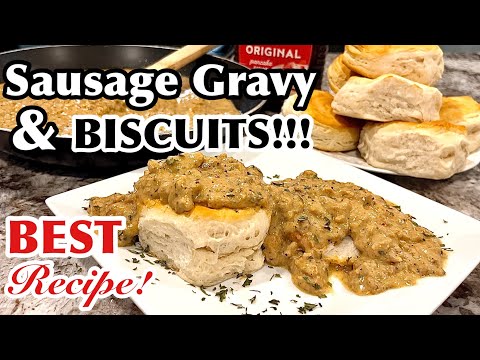 PUT A RING ON IT!!! Best Southern Sausage Gravy & Biscuits! EASY!