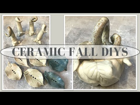 CREATING CERAMIC DECOR FOR FALL AND BEYOND