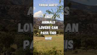 Animals quiz part 5 #trivia #quiz #shorts #gk #quiztime #animals