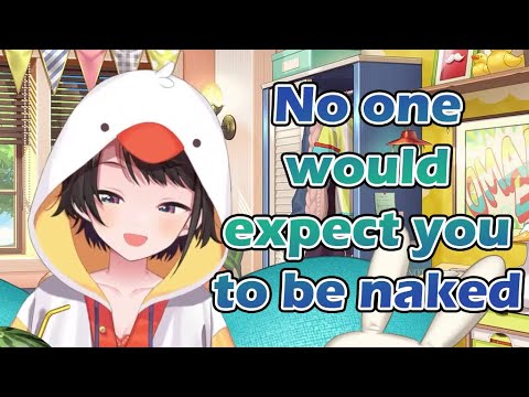 Subaru walks around her house naked because... [hololive/ENG Sub]