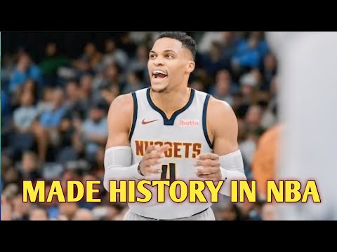 Russell Westbrook Made NBA History in Nuggets-Hawks🏀❤️ Russell Westbrook🥹