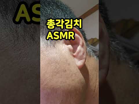 🍖총각김치 ASMR 아삭.아삭🥜