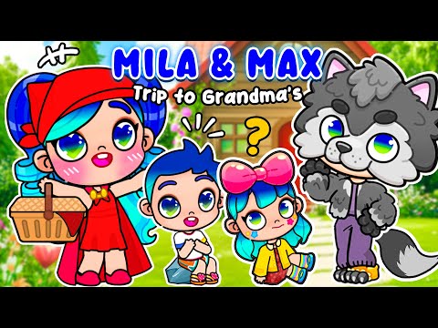 Mila’s Trip to Grandma’s: Little Red Riding Hood’s NEW Adventure! 🚗👵🐺 | Avatar World 💕🏰 | PAZU