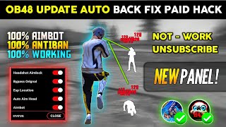 Ob48 Update 🎯 Free Fire Max Panel Injector Hack ✅ Rank Working Auto Headshot Panel Injector