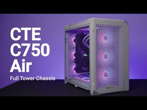 Thermaltake Science – CTE C750 Air Full Tower Chassis System & Thermal testing