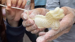 彰化 鹿港老街 吹糖手藝 / Sugar blowing Art / Taiwanese Street Foods