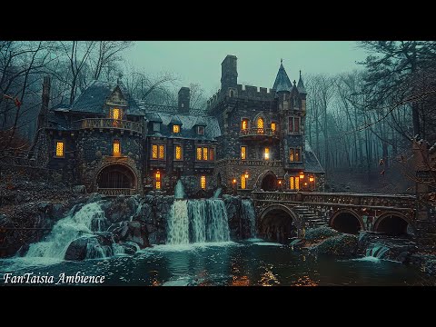 Relaxing Medieval Celtic Music - Fantasy Winter Harbor Ambience, Relaxing Sleep Music, Magical Music