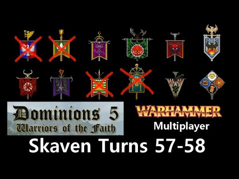 Warhammer Dominions 5 multiplayer - Skaven turns 57-58: Dawn of the Supercombatants