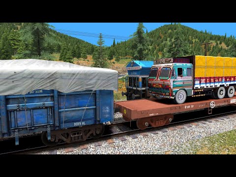 BOXN COACH COUPLING LORRY CONTAINER I TRAIN SIMULATOR I BUMPY RAILROAD RAILWORKS I RAILWAY RITAM