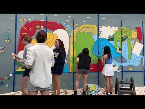 "What Makes this Building Come to Life?" Irving Institute Student Mural