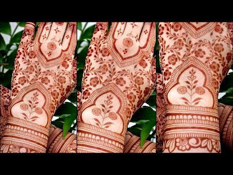 Very easy and stylish back hand mehndi design 2025 || Unique Mehandi design for back hand