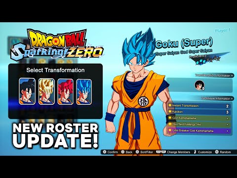 DRAGON BALL: Sparking! ZERO – New Huge Character Roster Update & Buffs/Nerfs Patch!