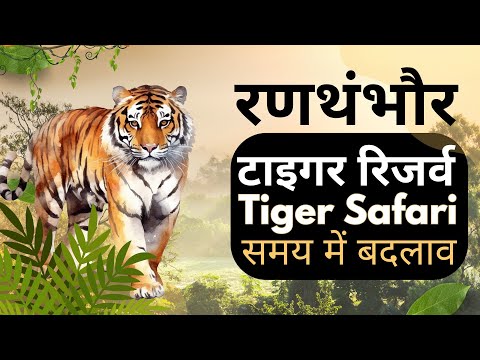 रणथंभौर टाइगर रिजर्व | ranthambore tiger safari | Online Booking | Timing | Best Time | Wild Life