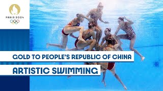 Gold to People's Republic of China 🇨🇳 | Artistic Swimming | #Paris2024 Highlights