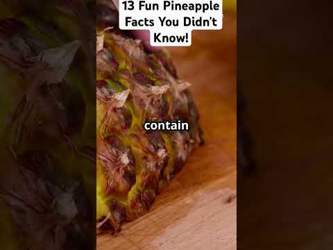 13 Fun Pineapple Facts You Didn't Know! #ytshorts #superfood #facts