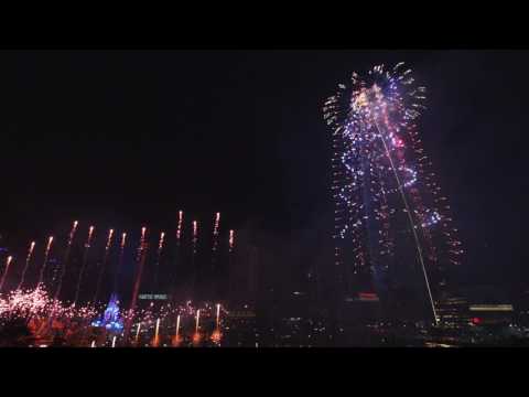 Lotte World Tower Fireworks - SIGNIEL Launching