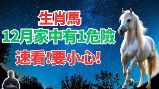 生肖馬！命理測算：你12月家中有狀況，1危險正悄悄來襲，這事千萬別碰！可化解！ #生肖馬2024年運程 #生肖馬2024年運勢 #屬馬人2024年運程 #屬馬人2024年運勢